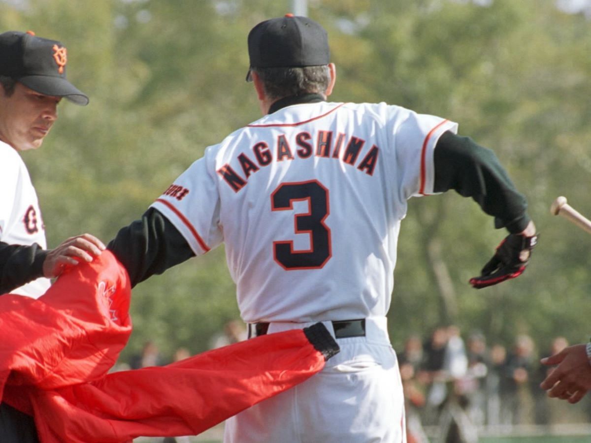 イラスト、キャラクター入り長嶋茂雄ウインドブレーカー読売