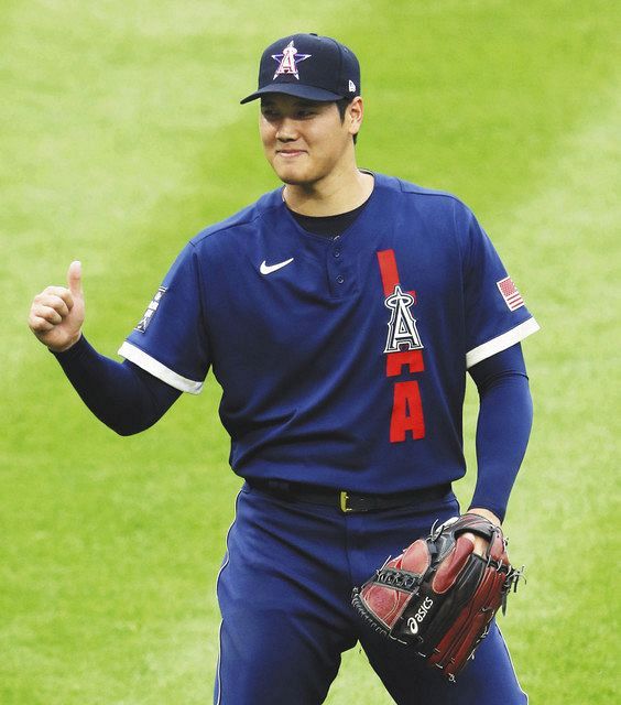 応援グッズ大谷翔平 ユニフォーム\u0026帽子 エンゼルス オールスター