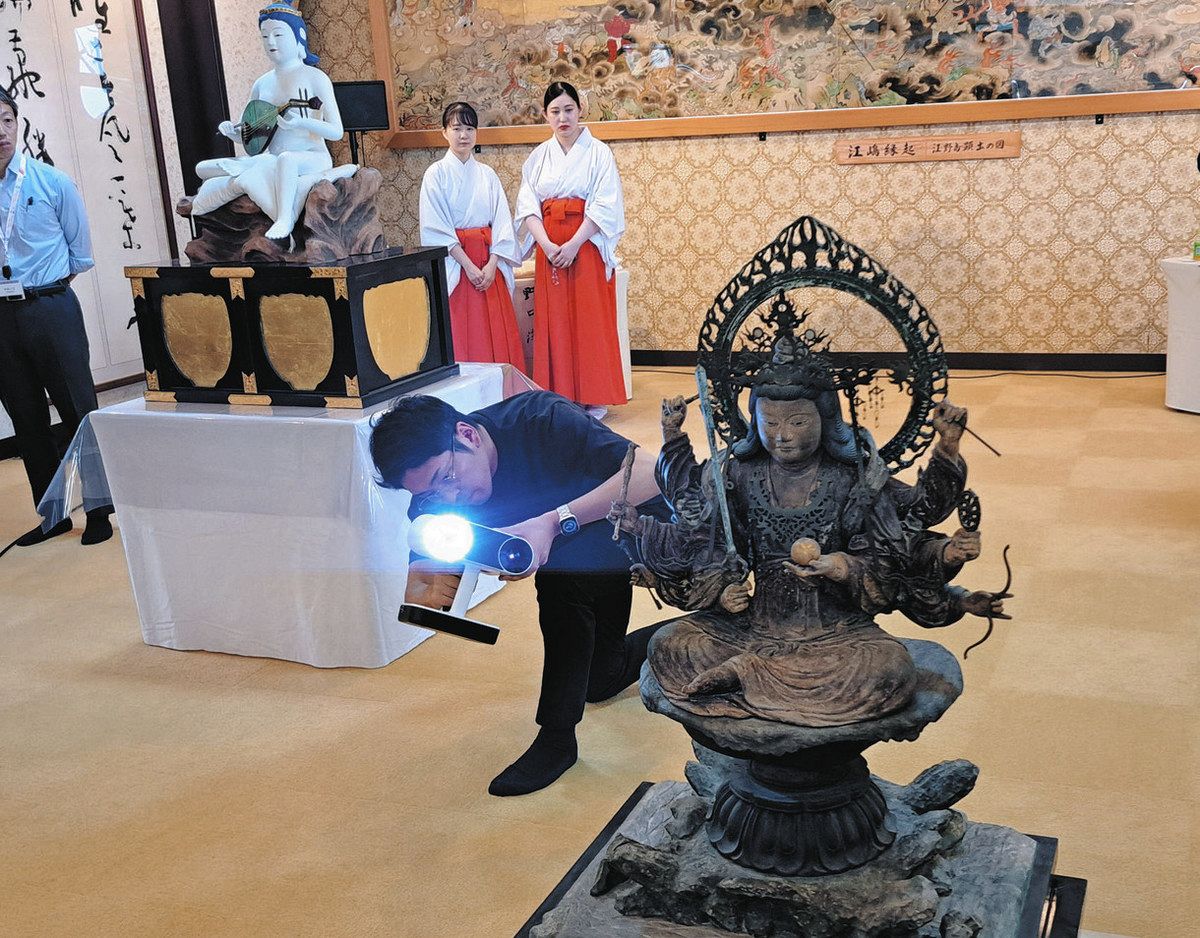 江島神社で3Dデータ化 文化財情報残し複製も可能：東京新聞デジタル