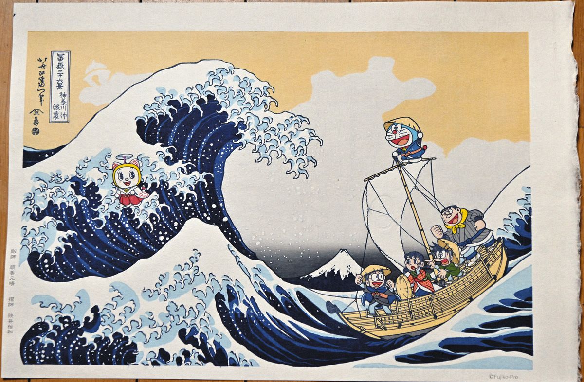 ドラえもんにスター・ウォーズの浮世絵…なぜキャラ作品をつくる？ そこ