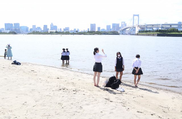 お台場が海水浴場に 3年ぶり一般開放 泳げる海 五輪レガシーprできるか 東京新聞 Tokyo Web