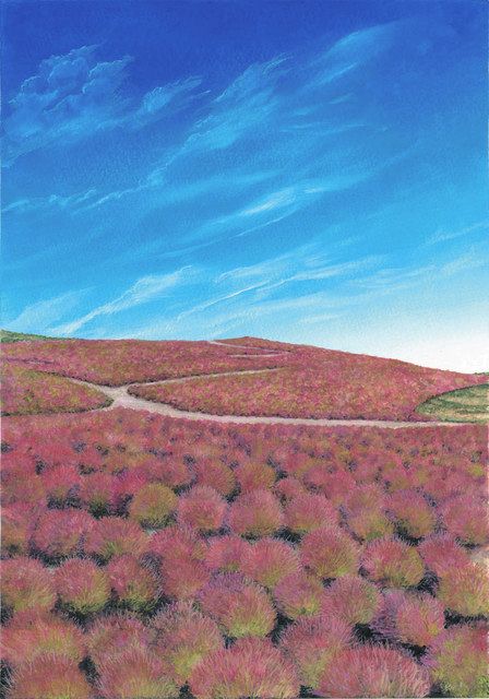 美しい風景 世界を魅了 水戸の水彩画家・亀井則道さん ひたちなかで