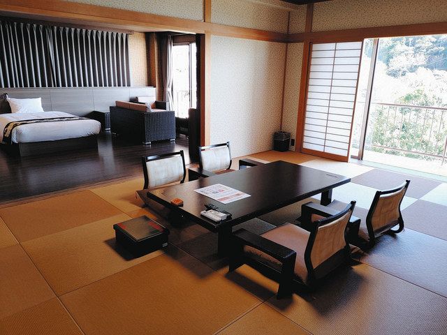 バリアフリー対応の客室「ジュニアスイート」