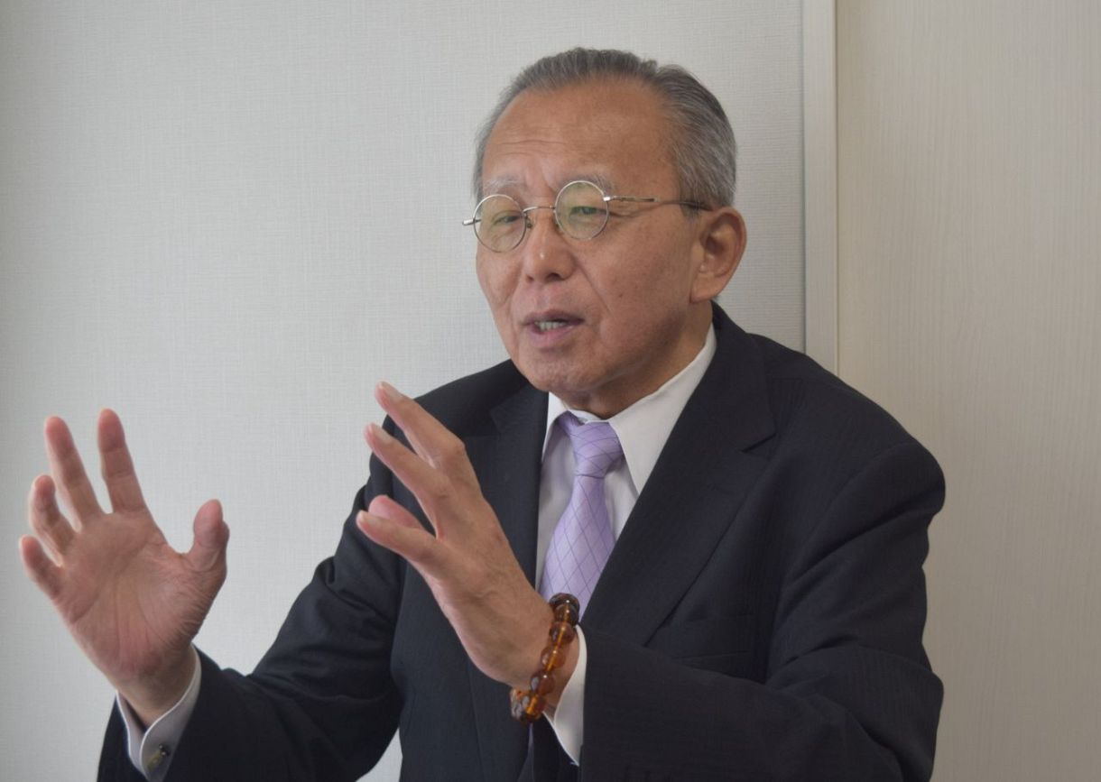 石丸伸二氏の選挙戦を振り返る藤川晋之助氏（佐藤裕介撮影）