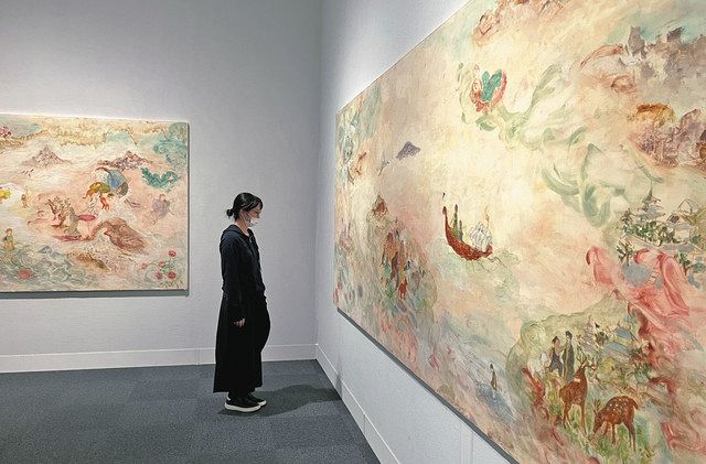 現代アートの「桃源郷の桃の木」（未来絵画） 桃源郷 アートで誘う 埼玉県立近代美術館 ジャンル・年代の