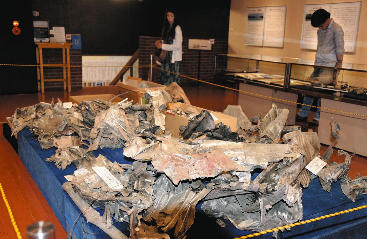 2025年 戦後80年＞墜落した旧陸軍戦闘機「飛燕」の残骸を初公開 館林で