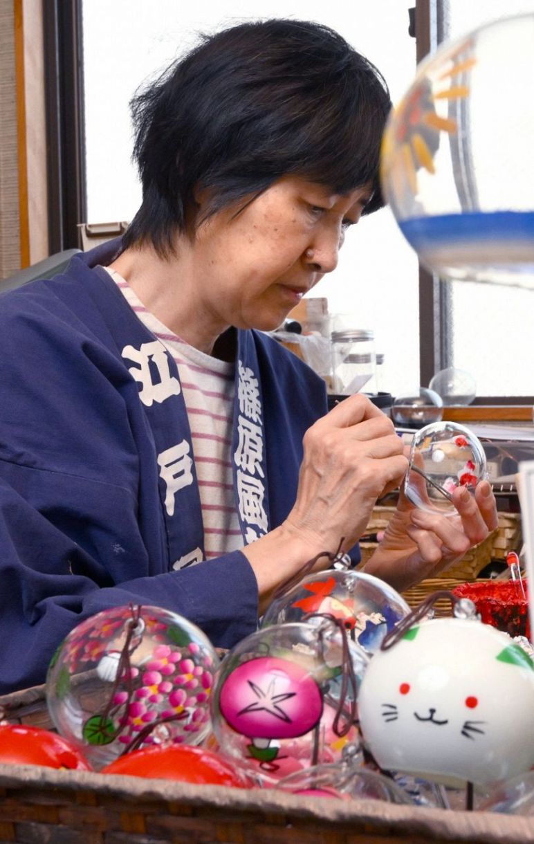 音色で涼やかな気持ちになってほしい」 夏の本番に向け「江戸風鈴