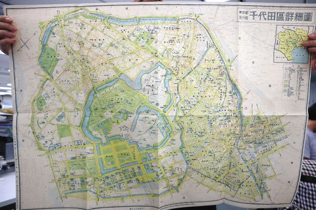 千代田区が地図の復刻版 きょう、特別区発足75年：東京新聞 TOKYO Web
