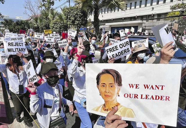 ミャンマーで５日連続の抗議デモ 強硬制圧に国内外から批判強まる 東京新聞 Tokyo Web