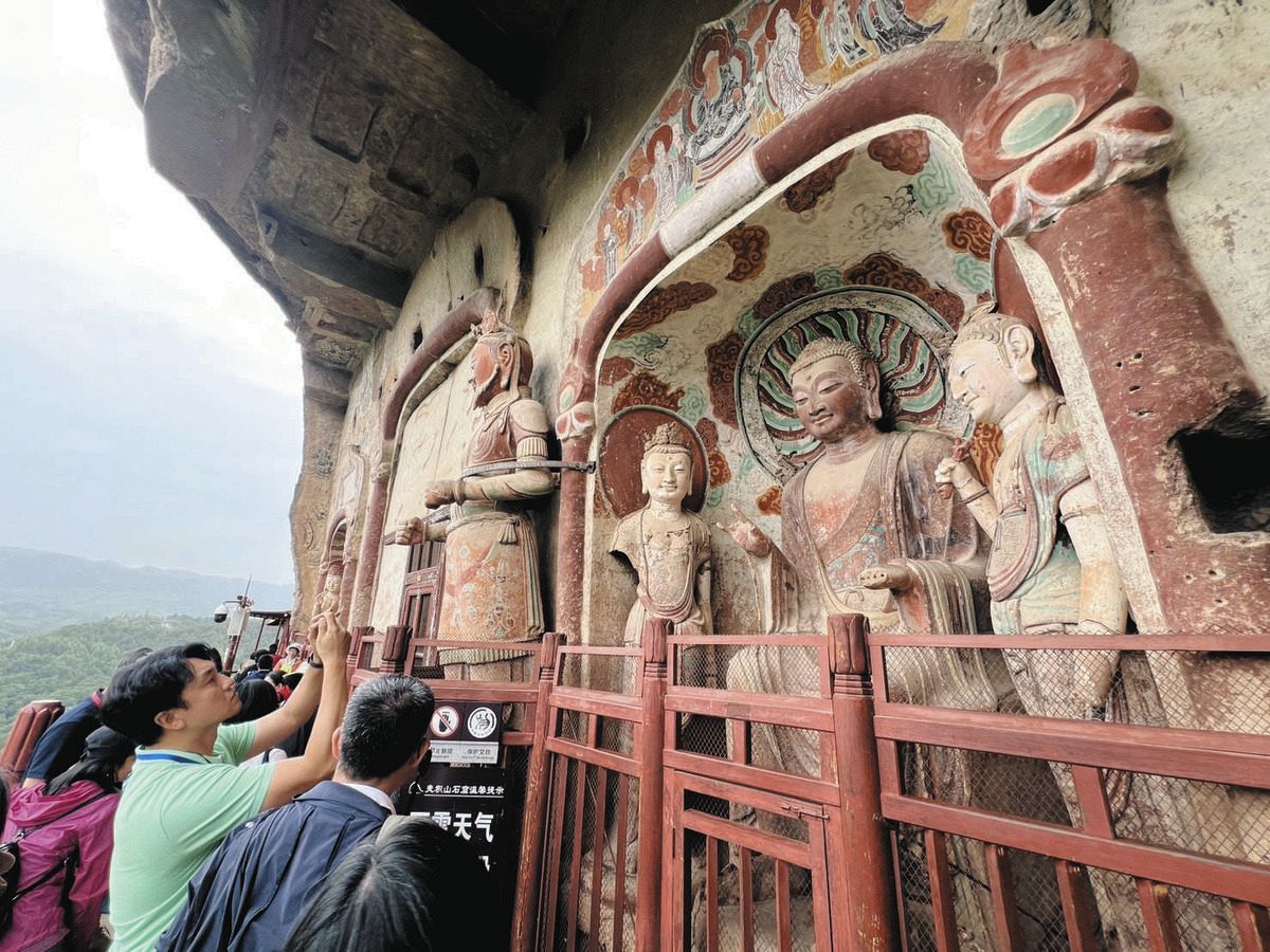 技術の粋で未来へ：中国・麦積山石窟、デジタル技術が遺産保護を革新！