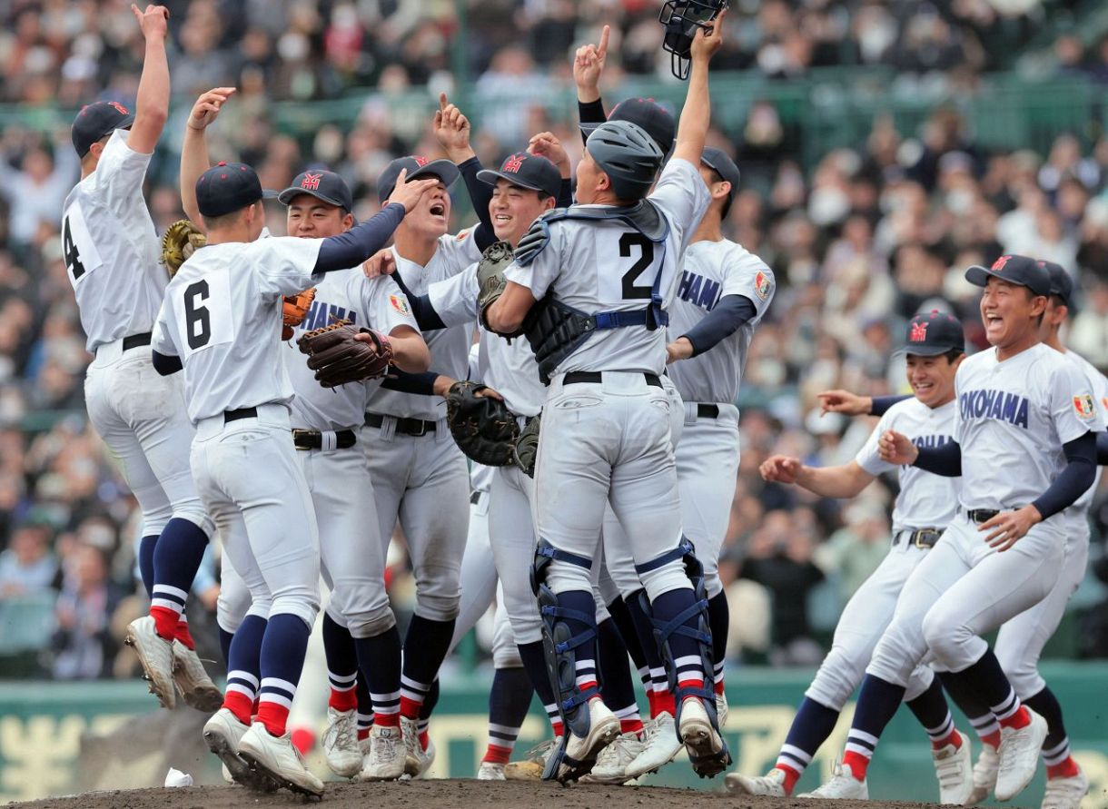 第97回選抜高校野球大会 横浜が19年ぶり4度目センバツ優勝：東京