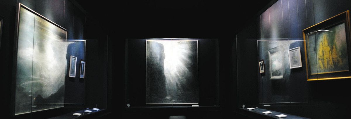 鋸山 光の荘厳 日本寺開山1300年 日本画家・岩波昭彦さん特別展 自然の