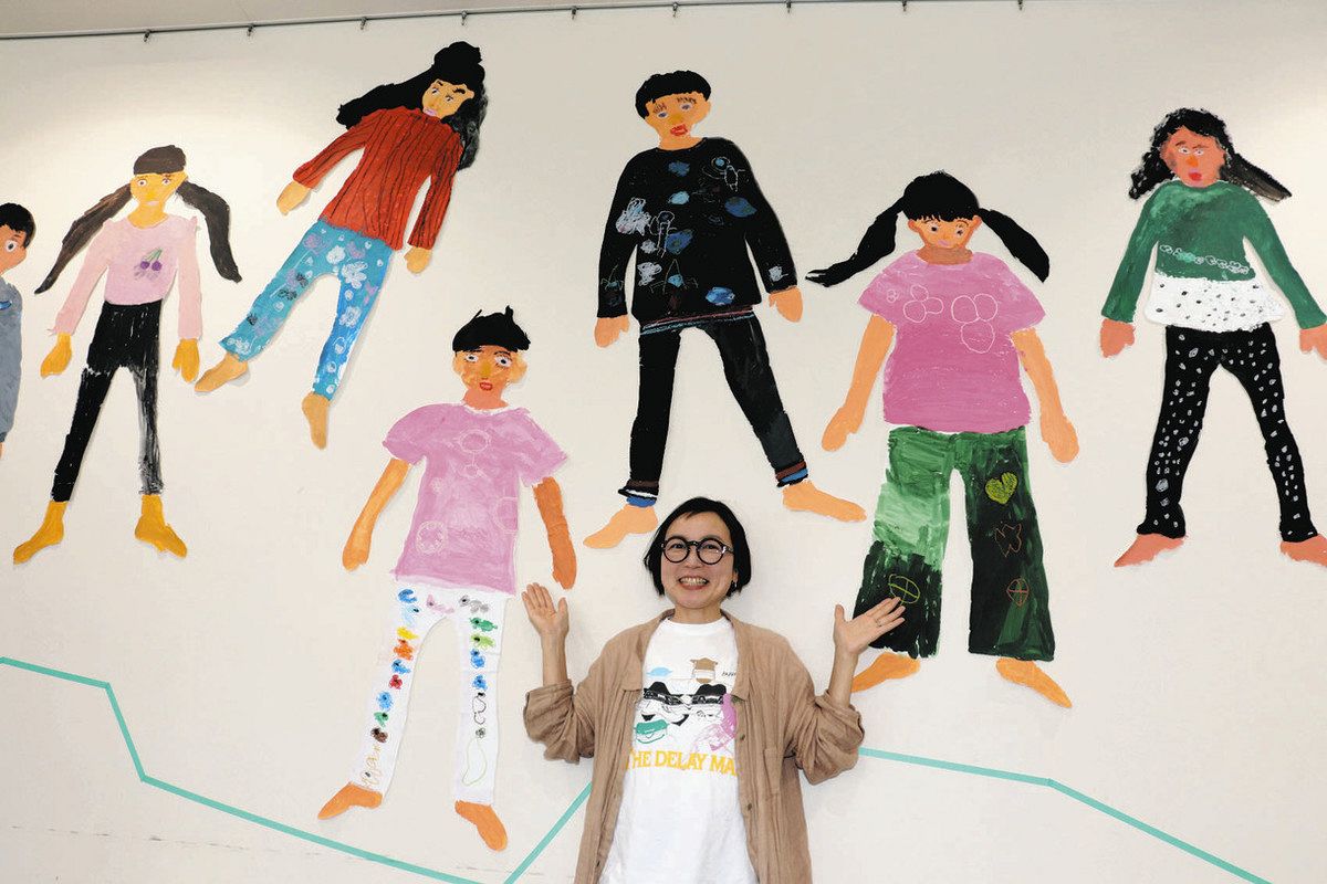 自分を知ろう」園児が全身画 川崎・麻生で展覧会 31日まで：東京新聞