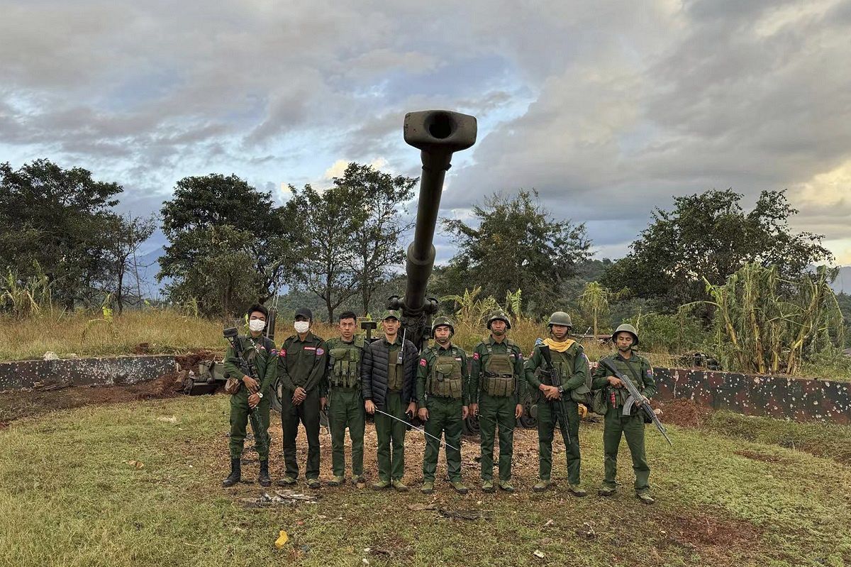 Ethnic armed groups continue to fight against Myanmar's military (Courtesy of The Kokang online, AP)