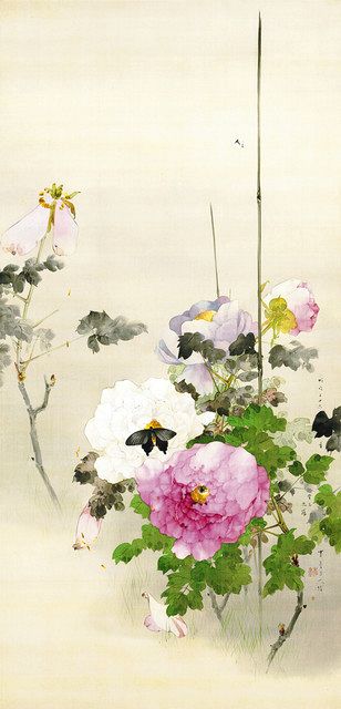 これぞイチオシ！渡辺省亭 （1）リズム奏でる花弁と雄蘂：東京新聞