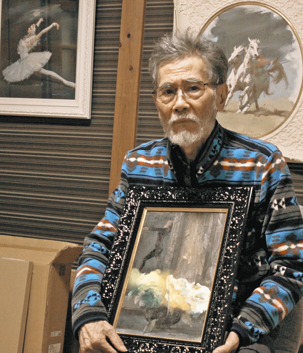ロシアとウクライナに縁・村山さん個展 バレリーナの洋画など ロシアとウクライナに縁・村山さん個展 バレリーナの洋画など