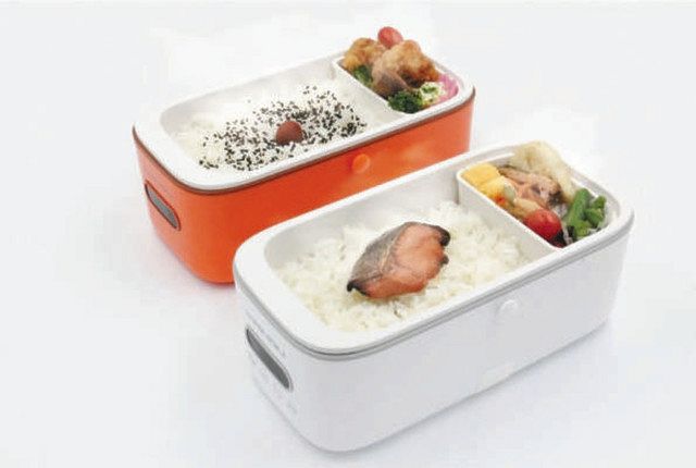 弁当箱のように持ち運べる小型炊飯器（カイホウジャパン提供） 