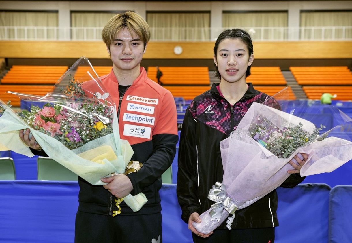 宇田、面手が代表権獲得 卓球の世界選手権団体戦：東京新聞デジタル