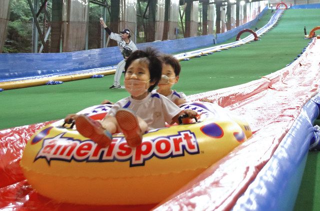 水の上を滑走 所沢 狭山スキー場にスライダー 東京新聞 Tokyo Web