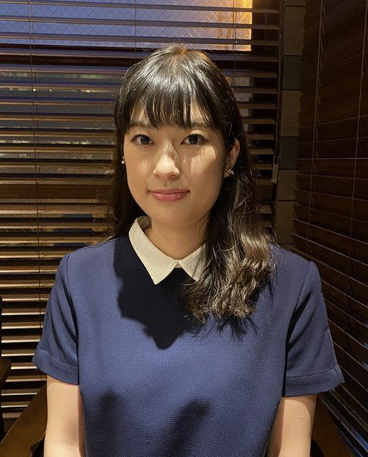 違憲訴訟に原告として参加する菱山南帆子さん＝東京都千代田区で