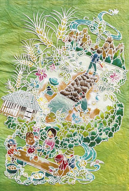 成田と沖縄 絵で伝える平和 東京都内できょうから「大地の唄声」展
