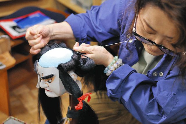新お道具箱 万華鏡＞文楽のかつら 髪の形で役の性根表現：東京新聞デジタル