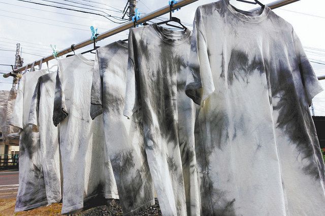 焼け木で炭染め 足利 山火事からの復興願い 東京新聞 Tokyo Web