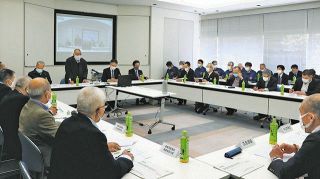 原発処理水の海洋放出、東電が福島県漁連に初めて説明　社長は訪れず