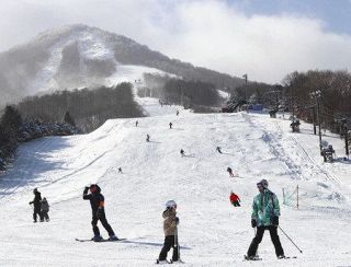 台風１９号 災害乗り越え営業　嬬恋村のスキー場が復旧