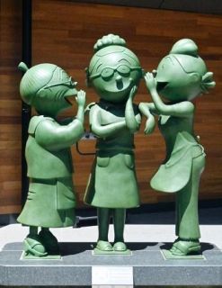 【東京舞台さんぽ】「サザエさん」　美術館や銅像が彩る桜新町