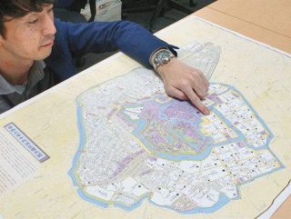 江戸末期、千代田区は水に囲まれた町だった　区が古地図復元、全世帯に配布