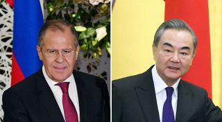 中国とロシアの外相が連携強化で一致、欧米をけん制　ウクライナ侵攻後初めて訪中