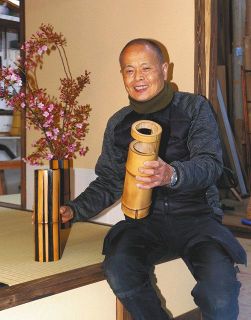 利休も使った伊豆の竹で茶道具　生誕500年の節目に名器を再現　