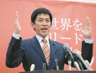 旧統一教会の教義に共感する発言は「記憶にない」と小林鷹之氏　自民総裁選に出馬を表明