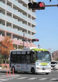 時速３０キロ超　顔認証乗車も試行　浦和美園駅周辺で自動運転バス実証実験