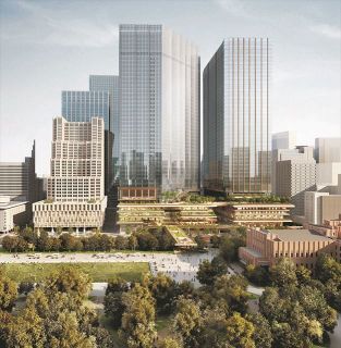 東京・内幸町で都心最大級の再開発　高層ビルや帝国ホテル新本館　2037年度以降に「街びらき」
