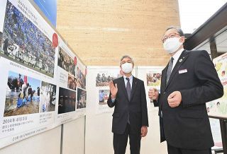 東日本大震災10年、被災地への思い風化させない　城南信金で写真展始まる