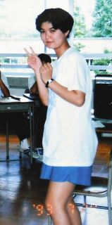 1993年にサマーティーチングプログラムで撮影された小林順子さんの写真