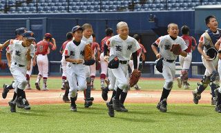 全日本学童野球　競技第3日　2年前準優勝の茎崎　貫禄発進