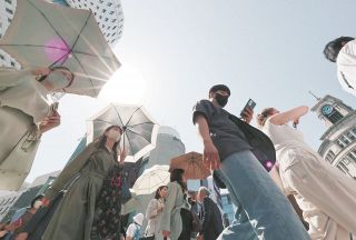 岐阜35.1度、群馬34.7度、都心も真夏日に…各地で今年一番の暑さ