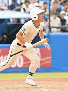 意地の3点 仲間に誇り　二松学舎大付・根本千太郎主将（3年）〈高校野球・東東京〉