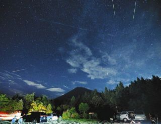 夏の夜空に一筋の光　富士宮で流星観測