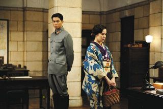 県庁昭和庁舎が映画の舞台に　ベネチア銀獅子賞「スパイの妻」　重厚な柱やアーチ、理想的な空間演出