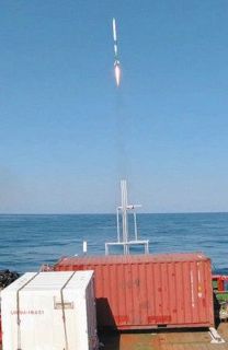 県支援ベンチャーのロケット　茨城沖から打ち上げ成功！