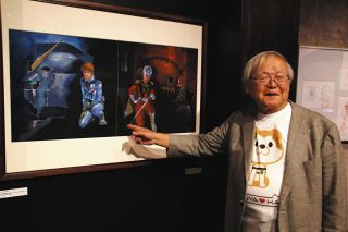 【イナリ】【絵画】横尾龍彦『パンドラの箱』銅版画　額装付 無の境地で描いた世界 横尾龍彦回顧展 初期作から初公開の遺作まで93点