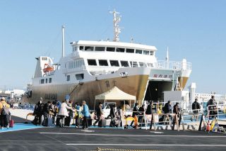 駿河湾フェリー存廃判断　初検証委で小型化案