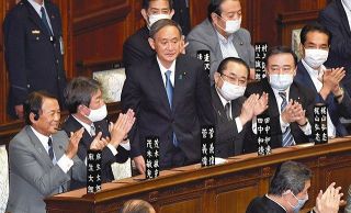 第99代首相に菅義偉氏　新内閣発足へ