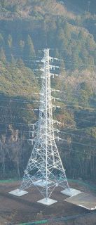 倒壊の鉄塔、送電再開へ　台風１５号から４カ月半ぶり