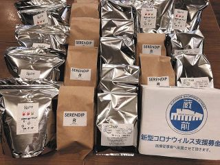 ＜新型コロナ＞永寿病院に心の安らぎを　台東の商店街コーヒー豆贈る