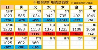 ＜新型コロナ＞千葉県内で960人が感染　4日連続で死者発表なし、4カ月ぶり